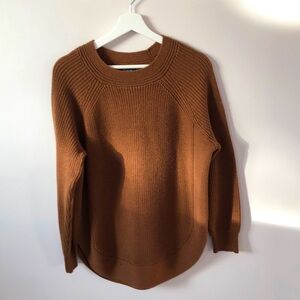 Lord & Taylor Warm Brown Crew Neck Sweater